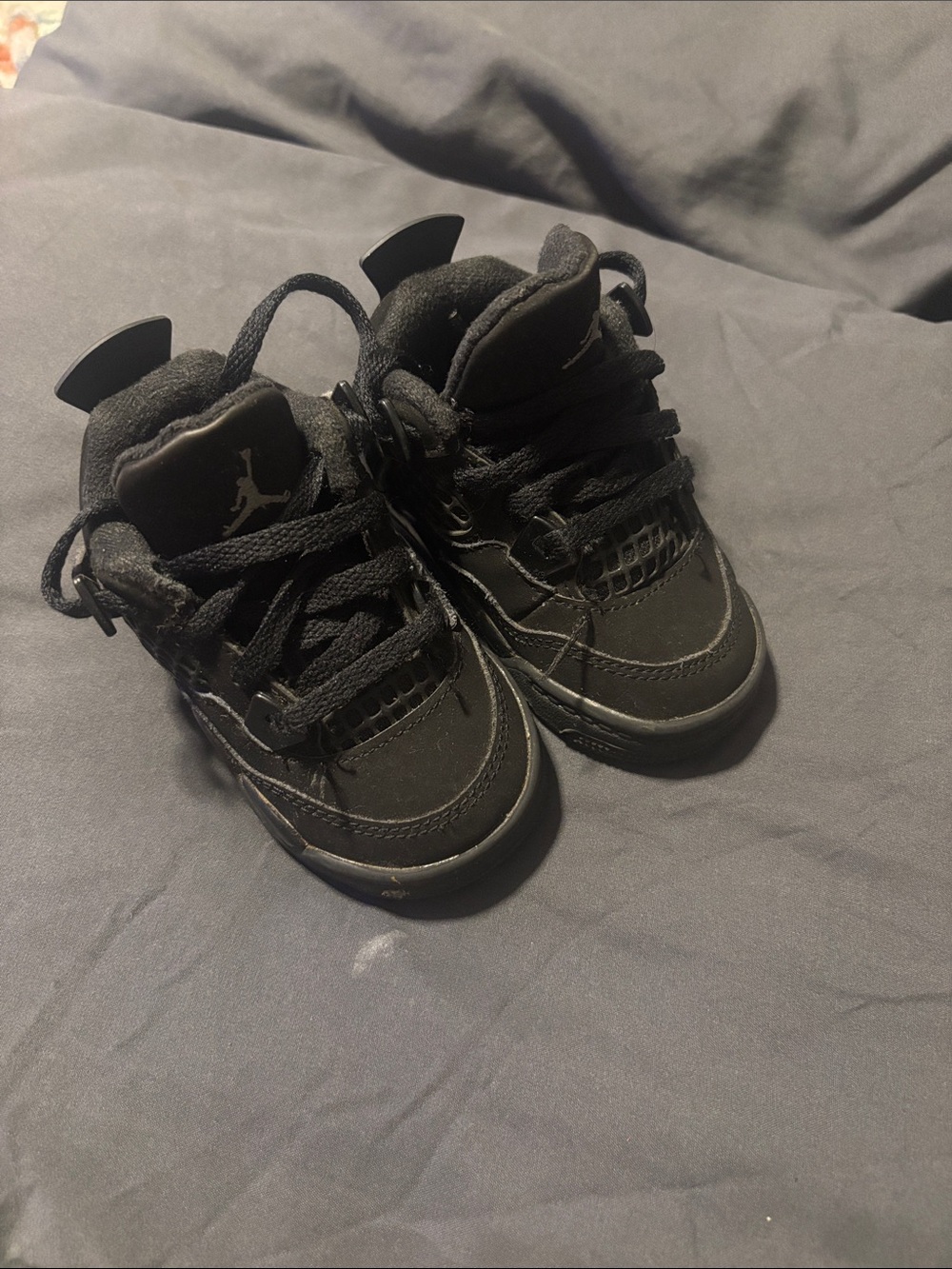 Nike Black Toddler Jordan Style Basketball Shoes